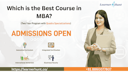Which is the Best Course in MBA?